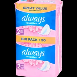 Always maandverband Sensitive 20 Stuks | Action NL Hot