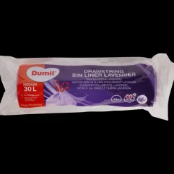 Dumil trekband vuilniszakken Lavendel 30 liter | Action NL Discount