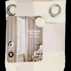 Verduisterend gordijn Bouclé Polyester | Action NL